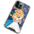 Disney Alice in Wonderland (animated) Floral Print iPhone 14 Pro Clear Case